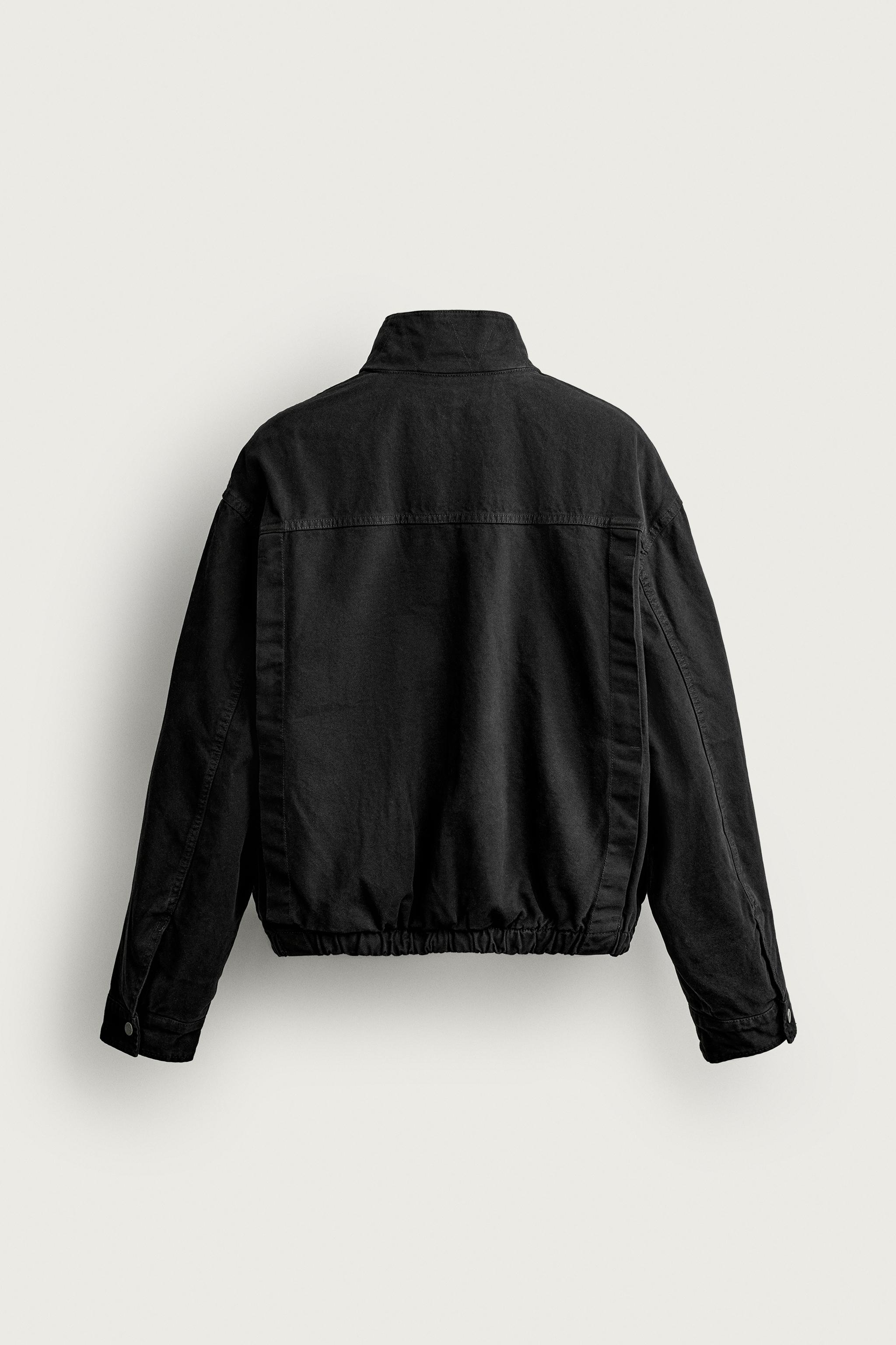 Мужские куртки Zara RELAXED FIT JACKET WITH METAL FIREMAN CLASPS — фото 8