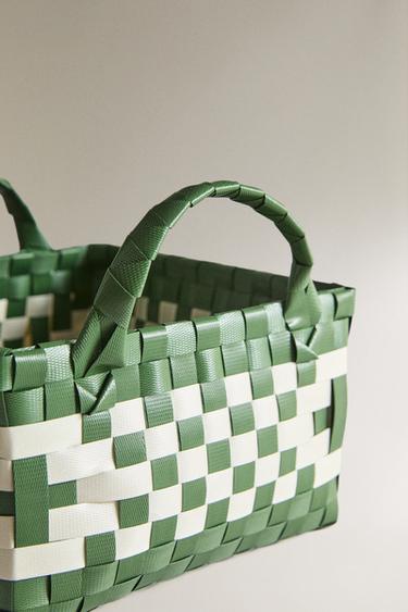 CORBEILLE TRESSÉE - Vert de Zara - Image 2