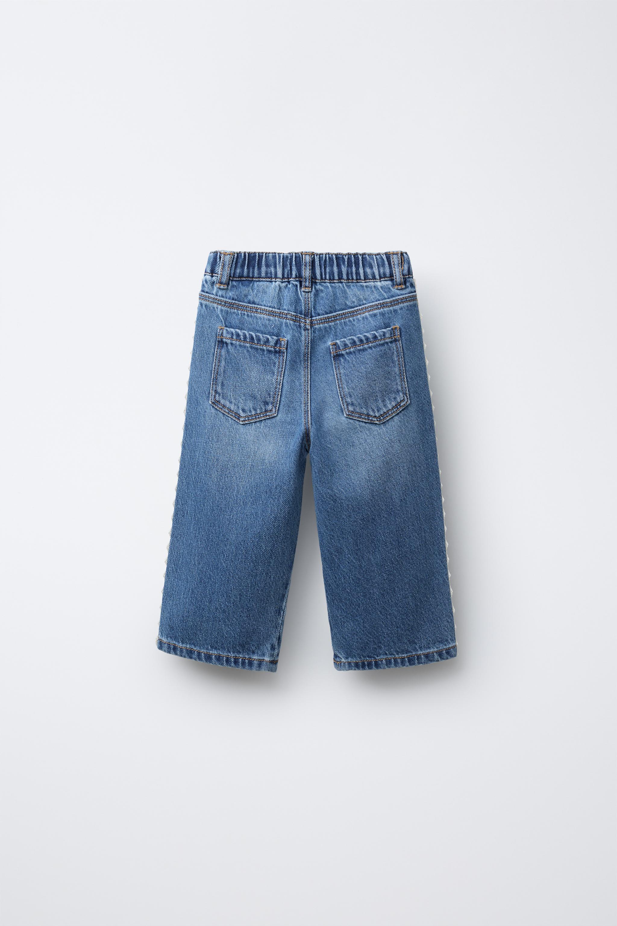 JUPE-CULOTTE EN JEAN DENTELLE