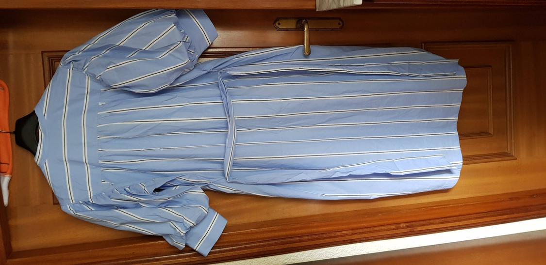 ZW COLLECTION STRIPED DRESS WITH BELT - Image 2