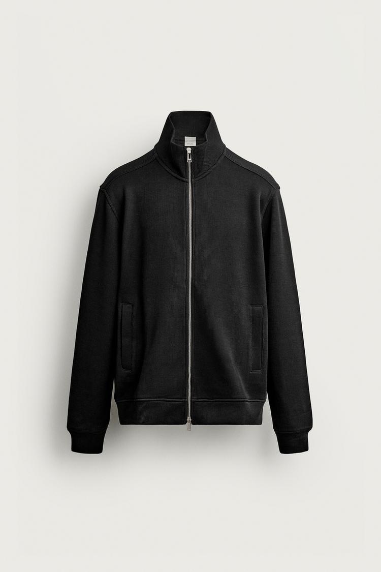 REGULAR FIT RIB JACKET