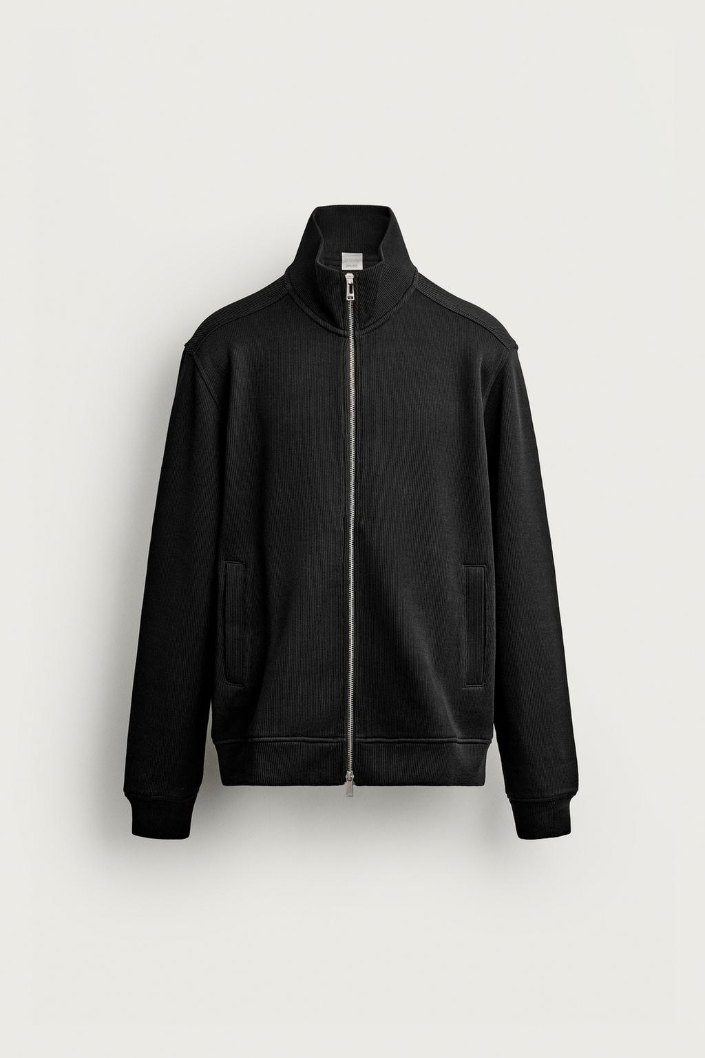 REGULAR FIT RIB JACKET