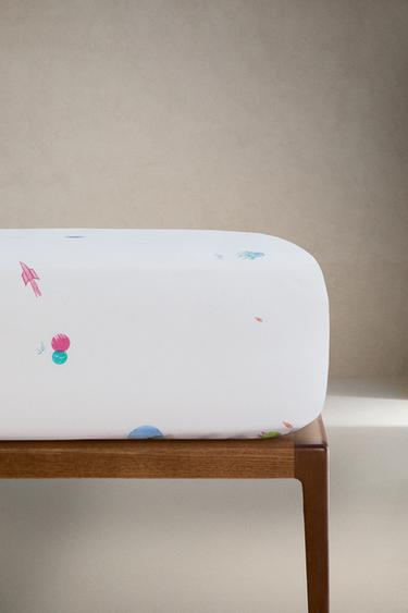 KIDS' SPACE FITTED SHEET - Multicoloured by Zara