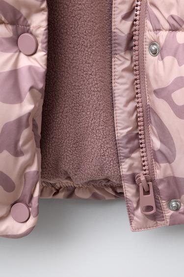 MANTEAU IMPRIMÉ ANIMAL DÉPERLANT - Rose de Zara - Image 8