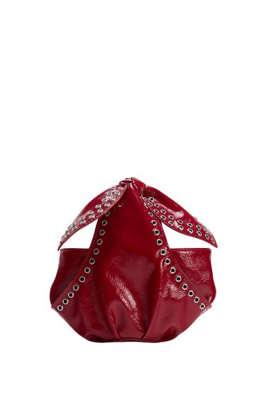 STUDDED MINI BUCKET BAG