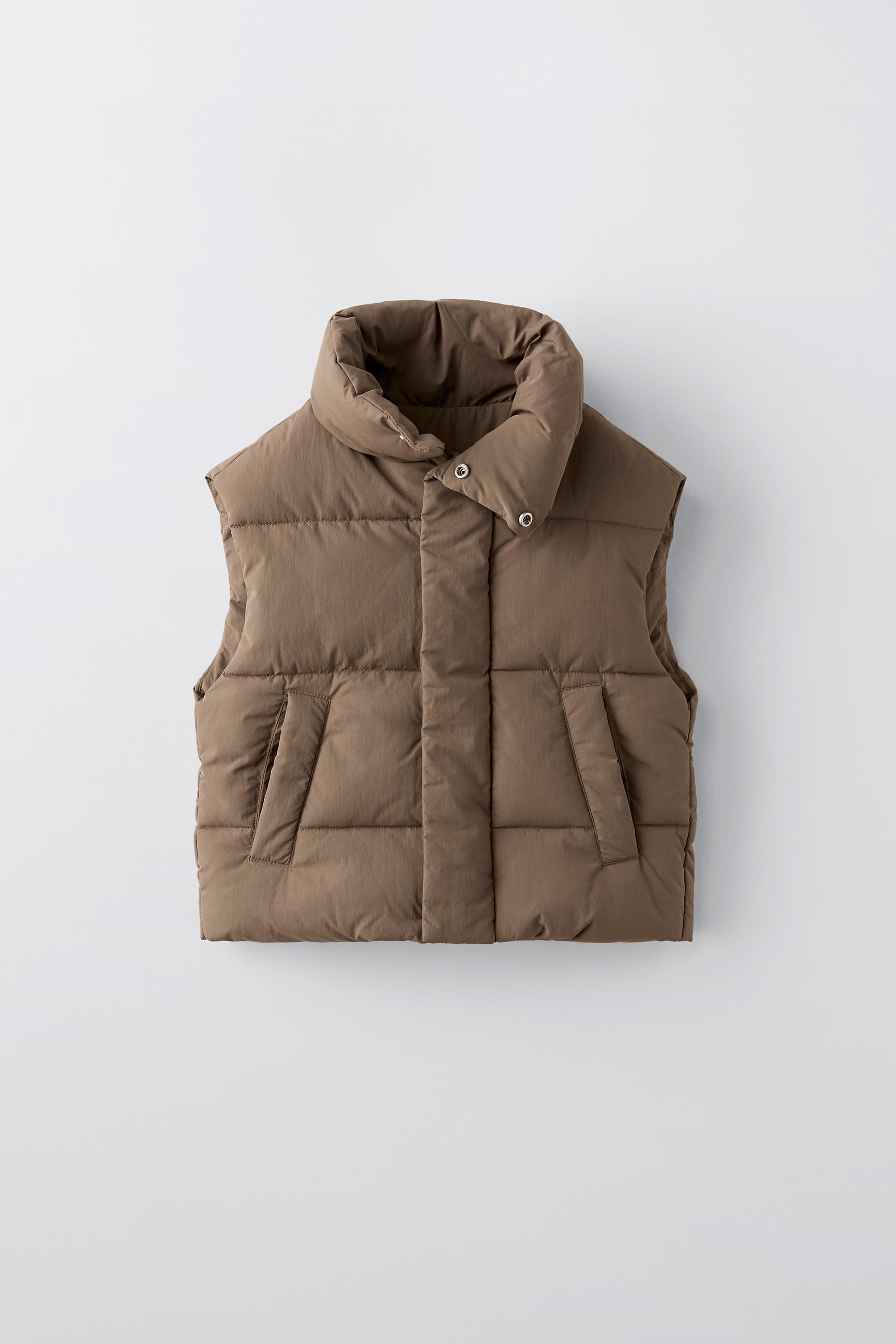 Daunenjacke ärmellose Jacke Damen Zara ärmellose Jacke Steppweste