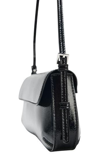 BOLSO DE HOMBRO SOLAPA - Negro de Zara