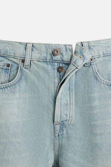 STRAIGHT FIT ANKLE JEANS - Mid-blue by Zara - Image 9