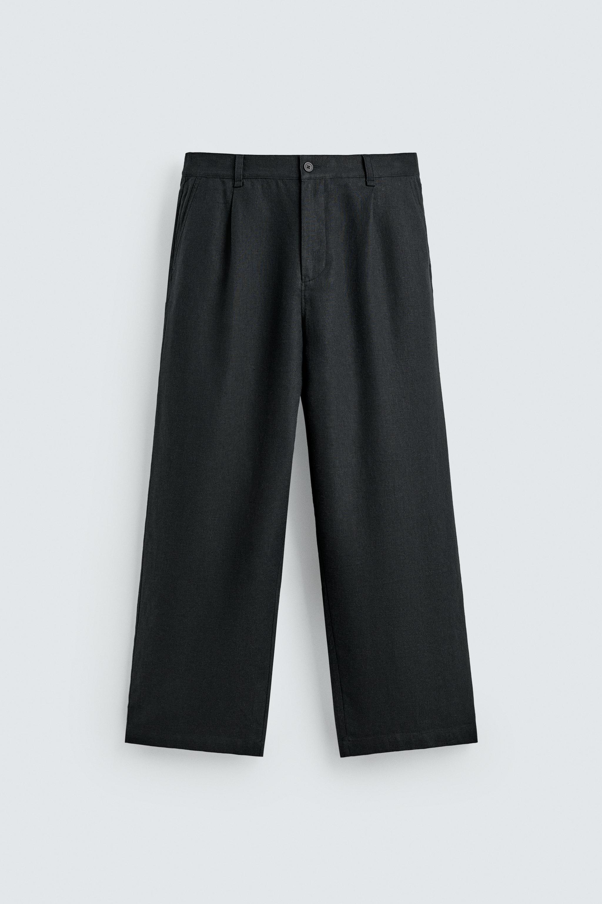 RELAXED FIT LINEN - VISCOSE PANTS
