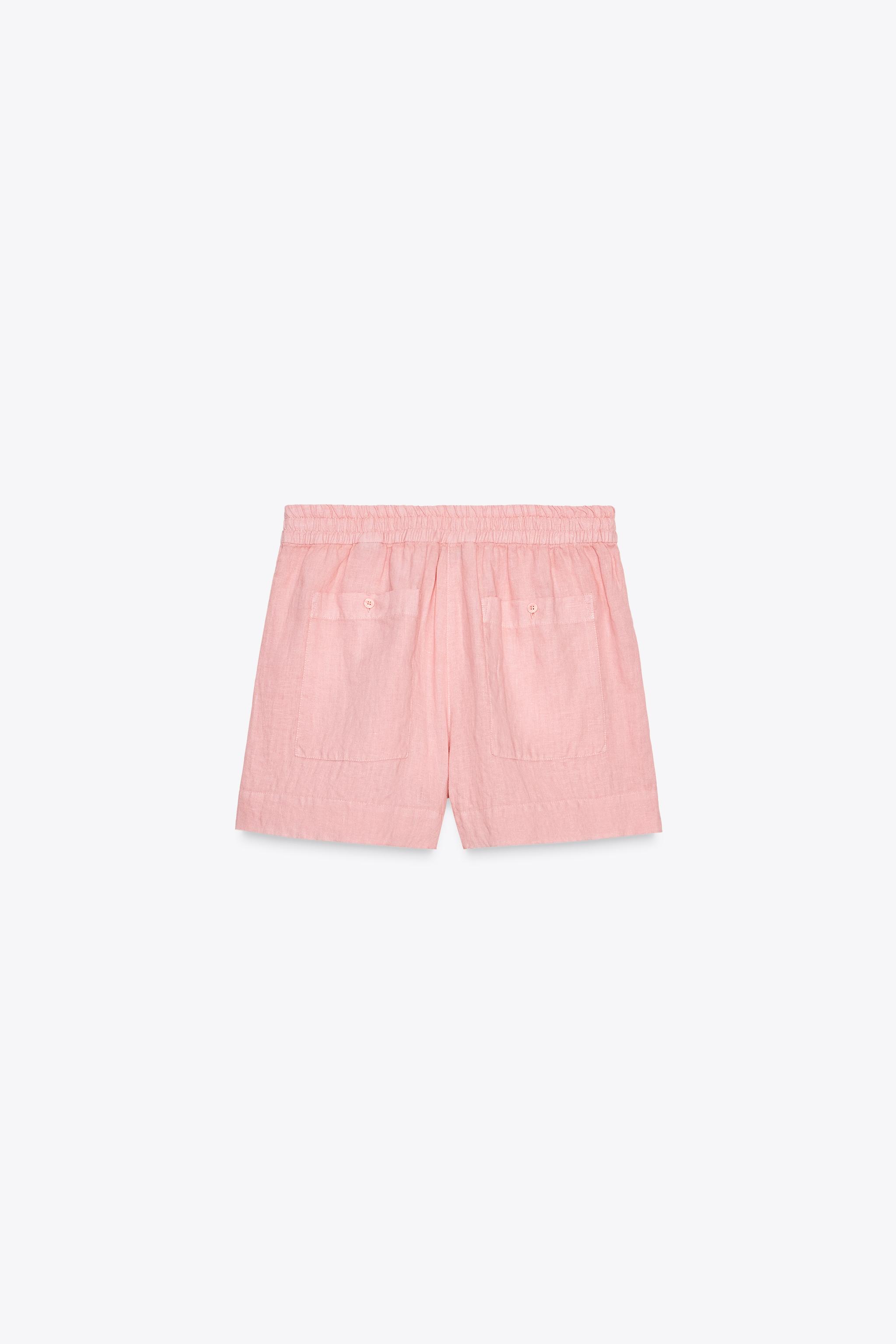 ZARA ZWコレクション 100%リネンショーツ 4786/102 03621330620-e2.jpg?ts=