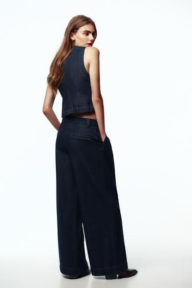 JEAN Z1975 WIDE LEG TAILLE MOYENNE - Bleu de Zara - Image 4