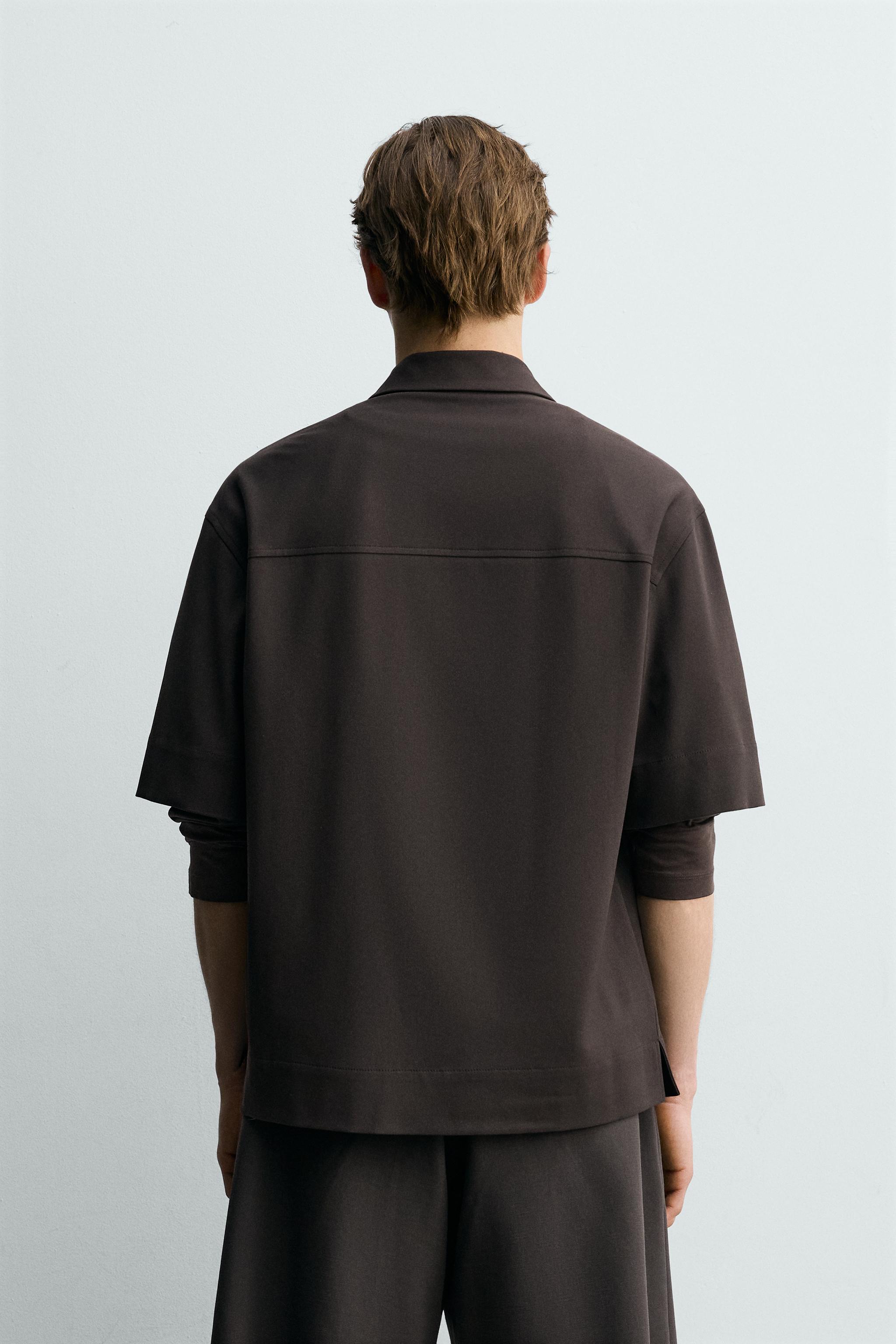 TECHNICAL ZIP POLO SHIRT