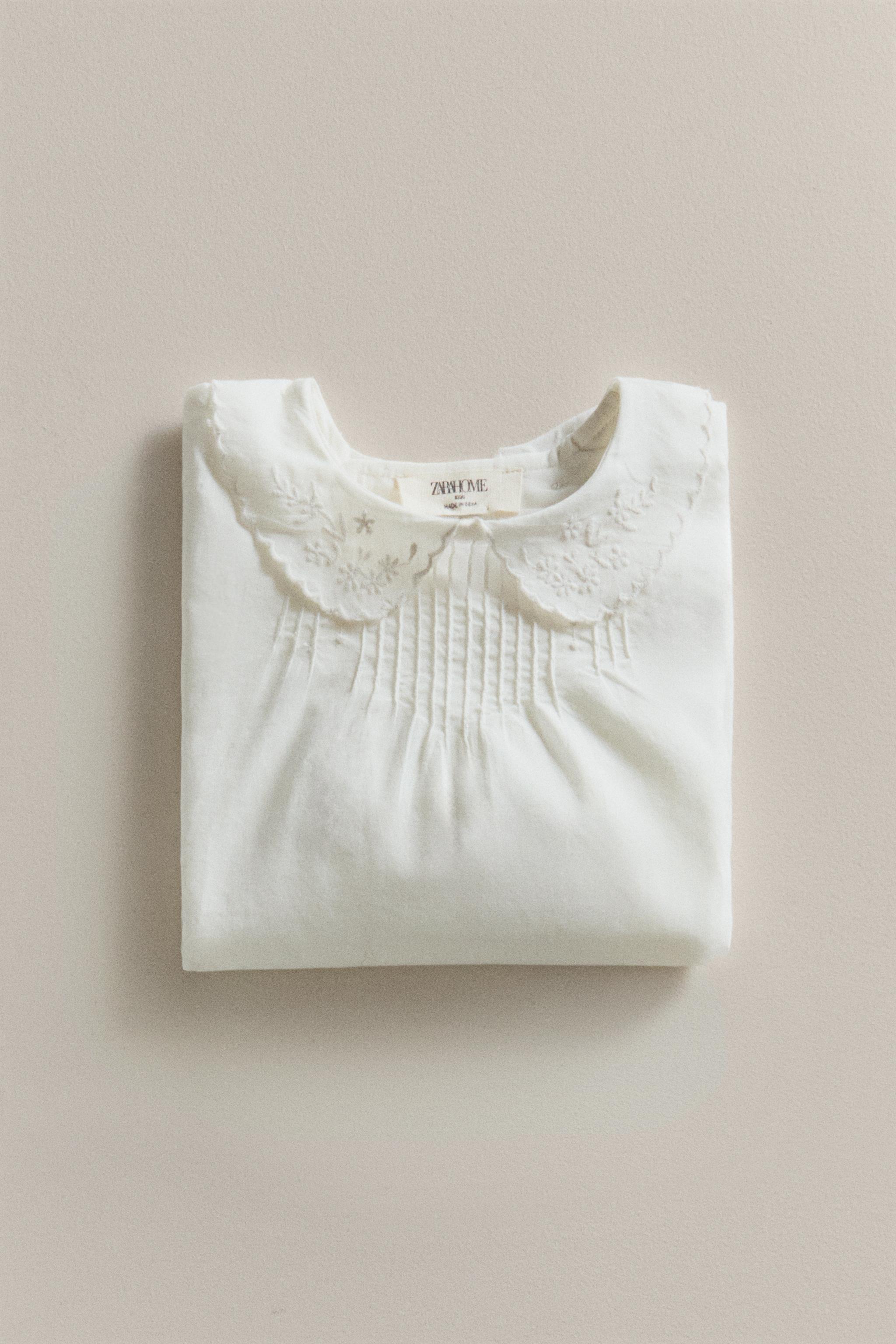 Детские рубашки Zara EMBROIDERED BABY SHIRT — фото 5