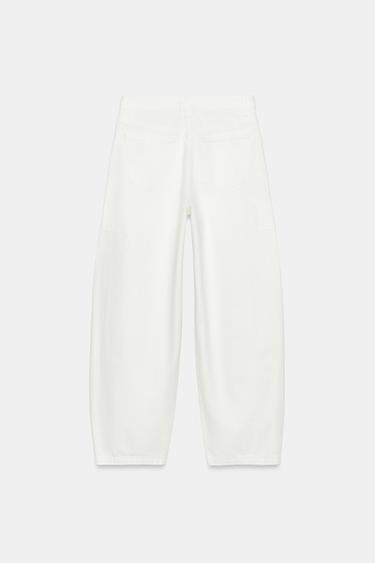 JEAN ZW COLLECTION ANKLE BALLOON TAILLE NORMALE - Blanc de Zara - Image 6