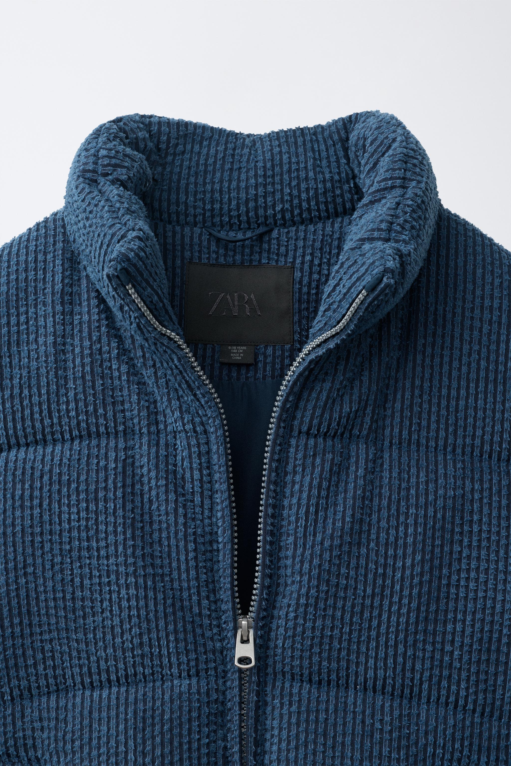 BLOUSON MATELASSÉ EN VELOURS CÔTELÉ