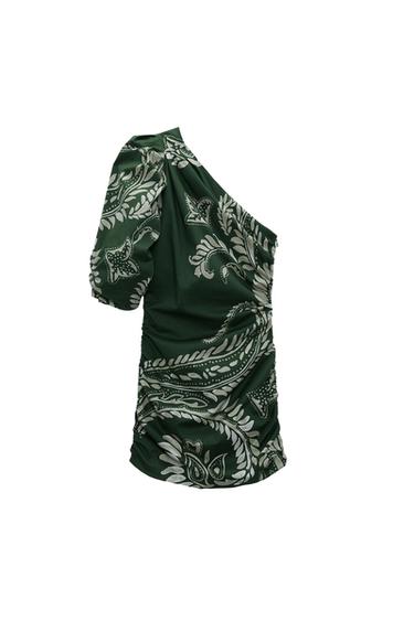MINI DRESS WITH DRAPED DETAIL