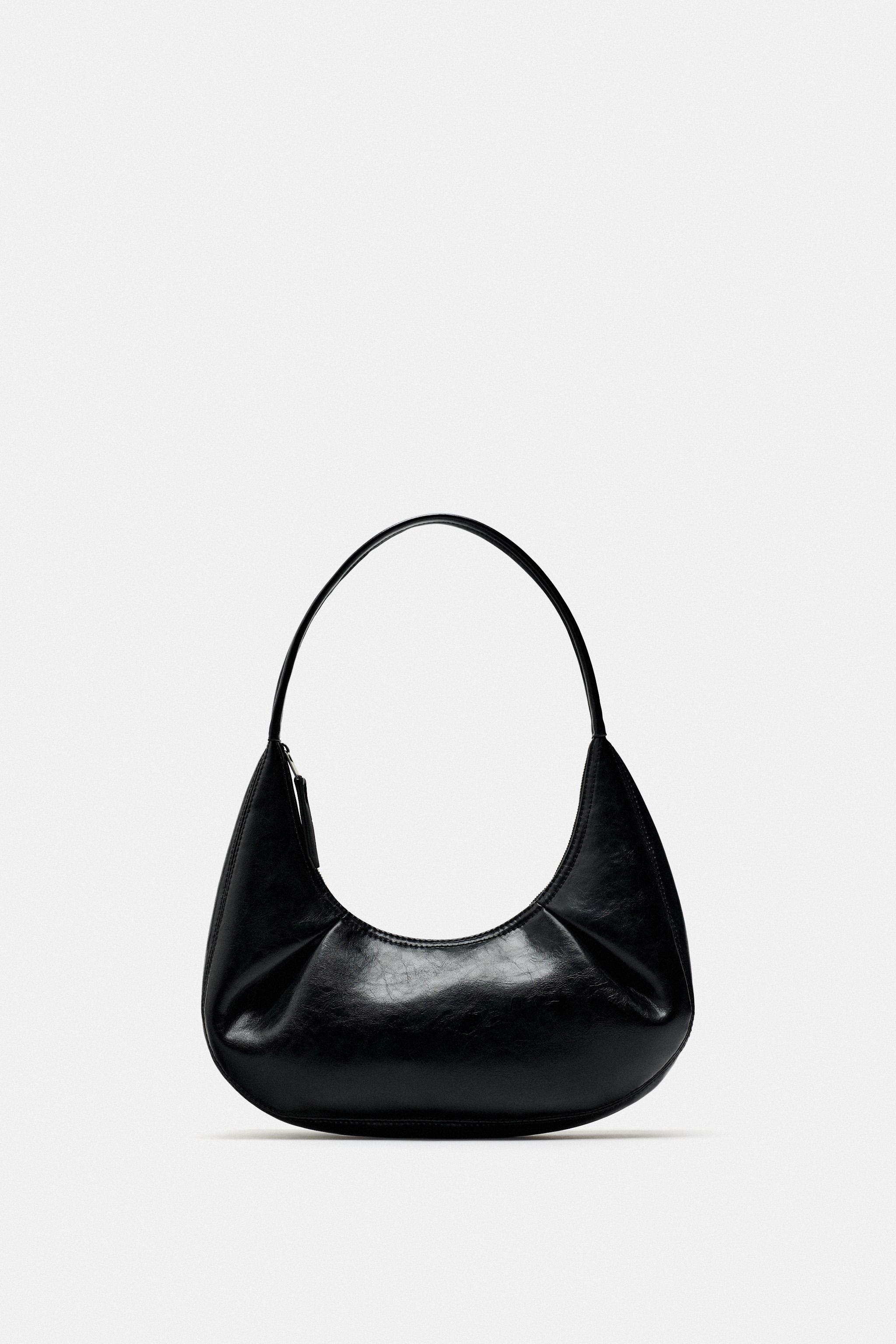 Black shoulder bag zara Clearance