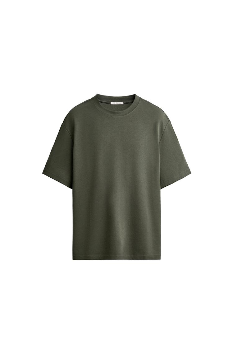 Camiseta de corte relajado en punto interlock /04
