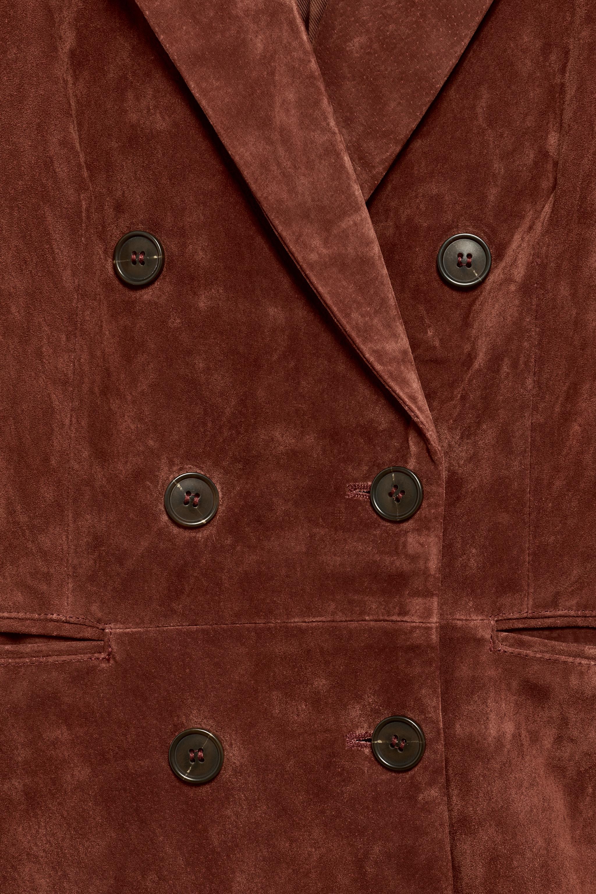 VESTE AJUSTÉE 100 % CUIR