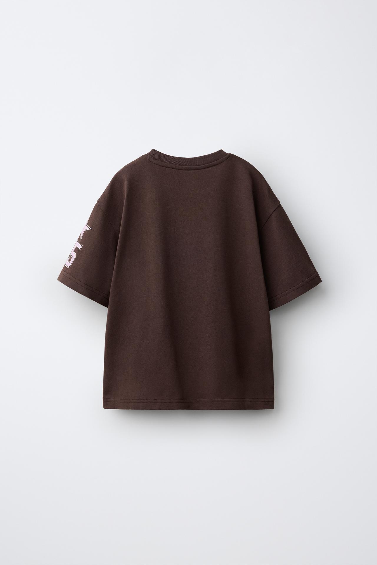 HEAVYWEIGHT GRAPHIC T-SHIRT — Brown