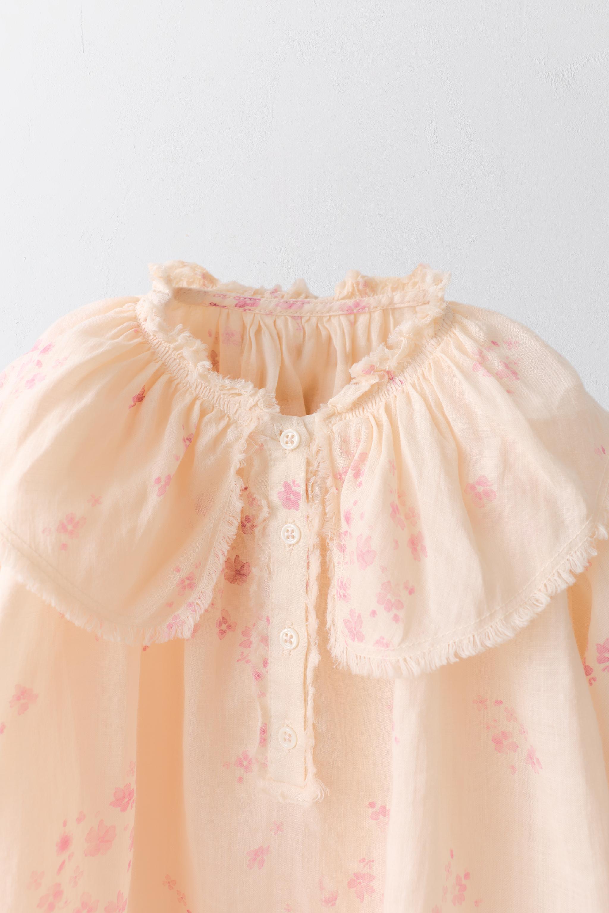 2-5 YEARS/ 100% RAMIE LIMITED EDITION FLORAL DRESS
