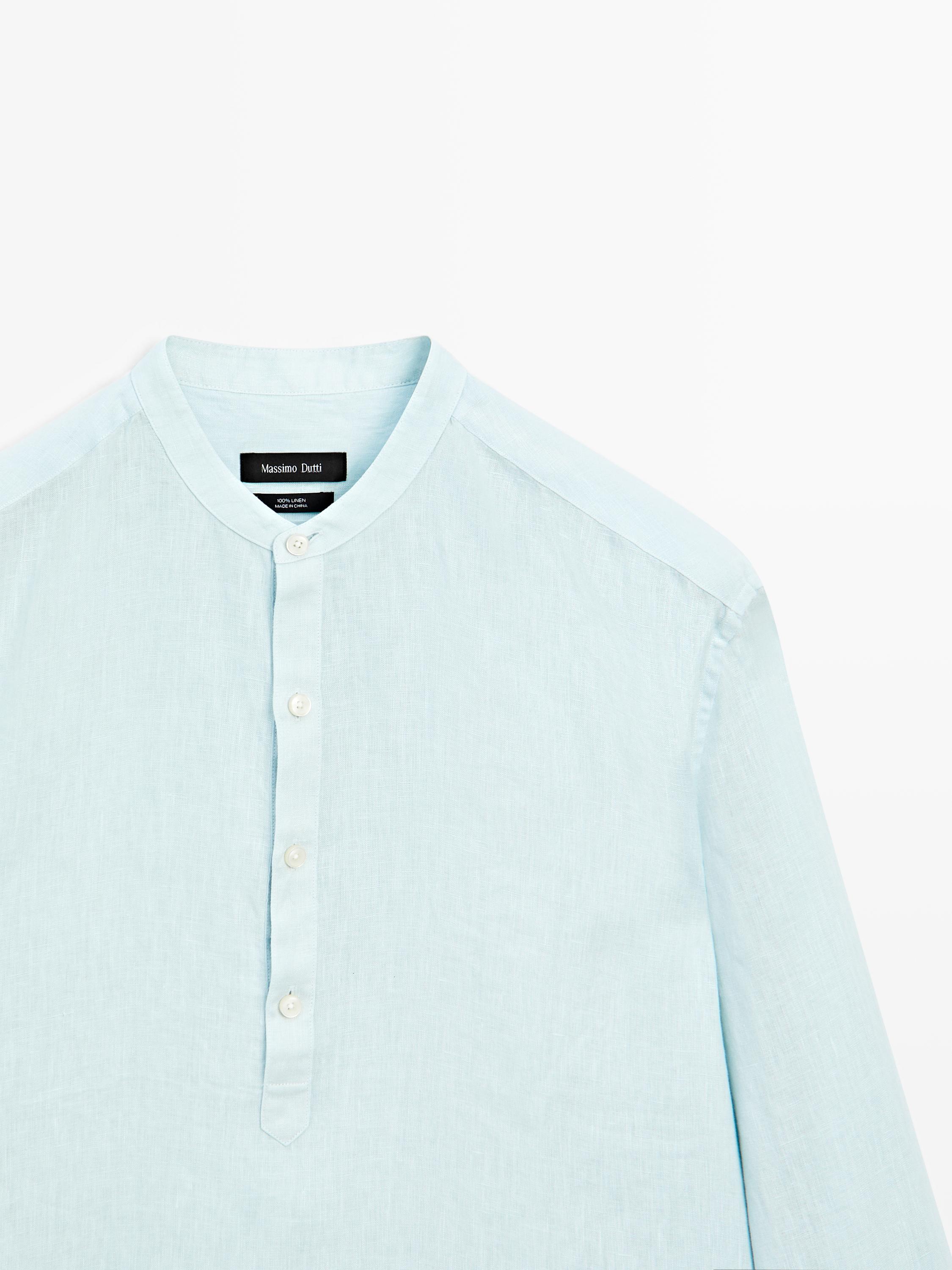 100% linen shirt