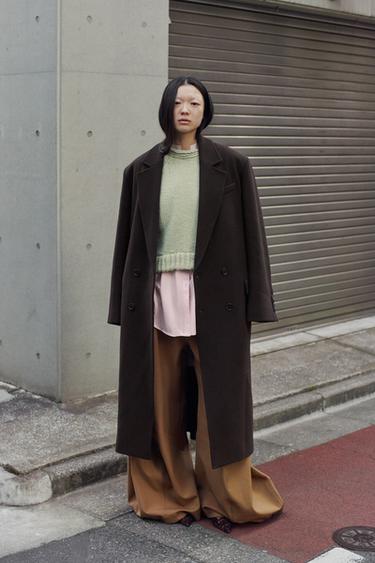 ASYMMETRIC POPLIN SHIRT ZW COLLECTION - Pink by Zara