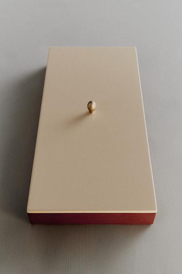 LACQUERED BOX WITH LID I COLIN KING - Ecru by Zara