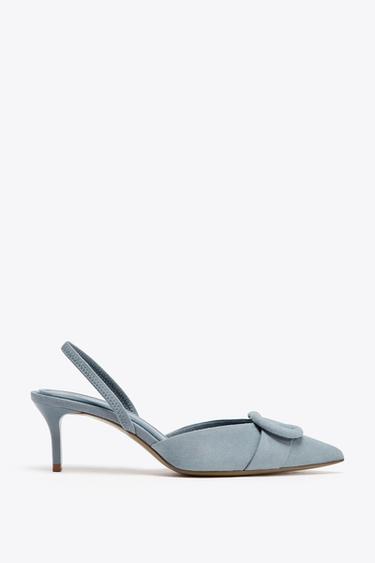 ZAPATO DESTALONADO PIEZA - Azul de Zara