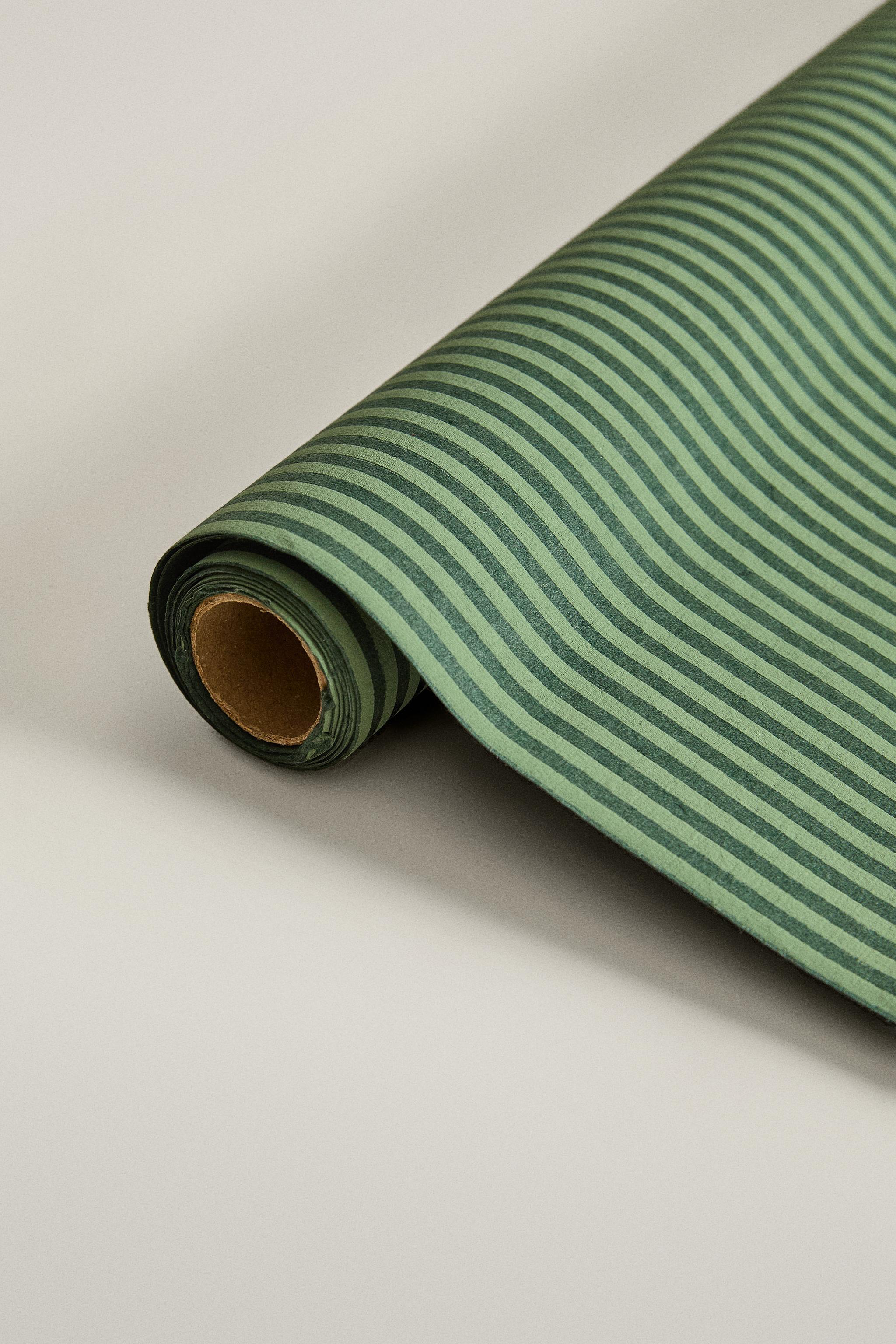 Striped Christmas Gift Wrapping Paper