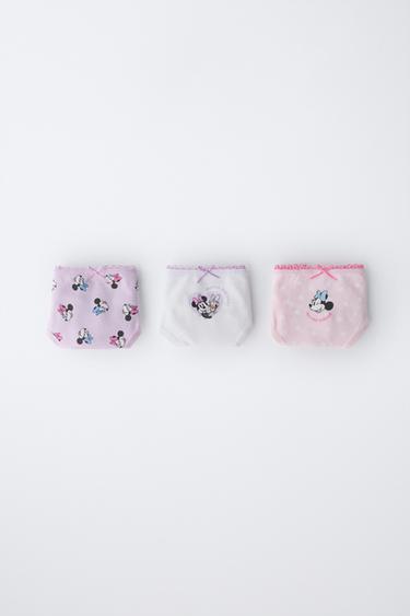 2-6 YEARS/ THREE-PACK OF MINNIE MOUSE & DAISY © DISNEY BRIEFS - Mauve by Zara - Image 0