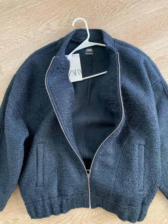 OVERSIZED BOUCLE BOMBER - Image 3