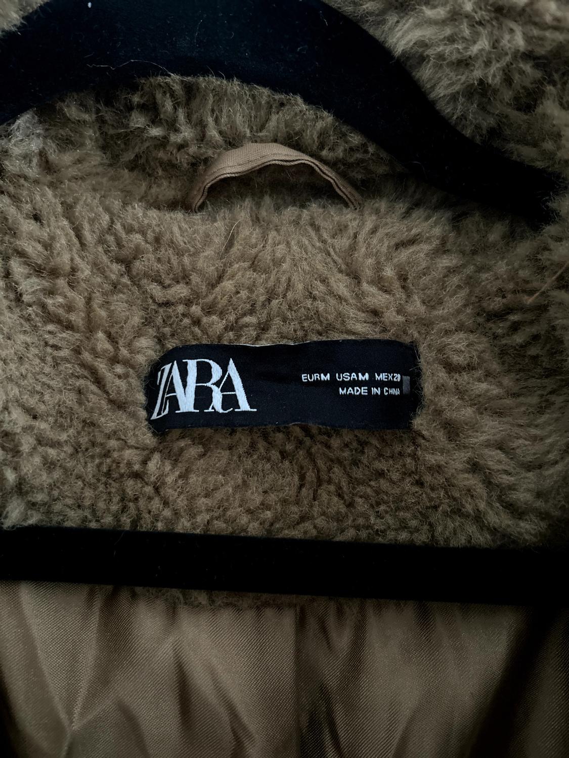 LONG FAUX FUR COAT - Image 2