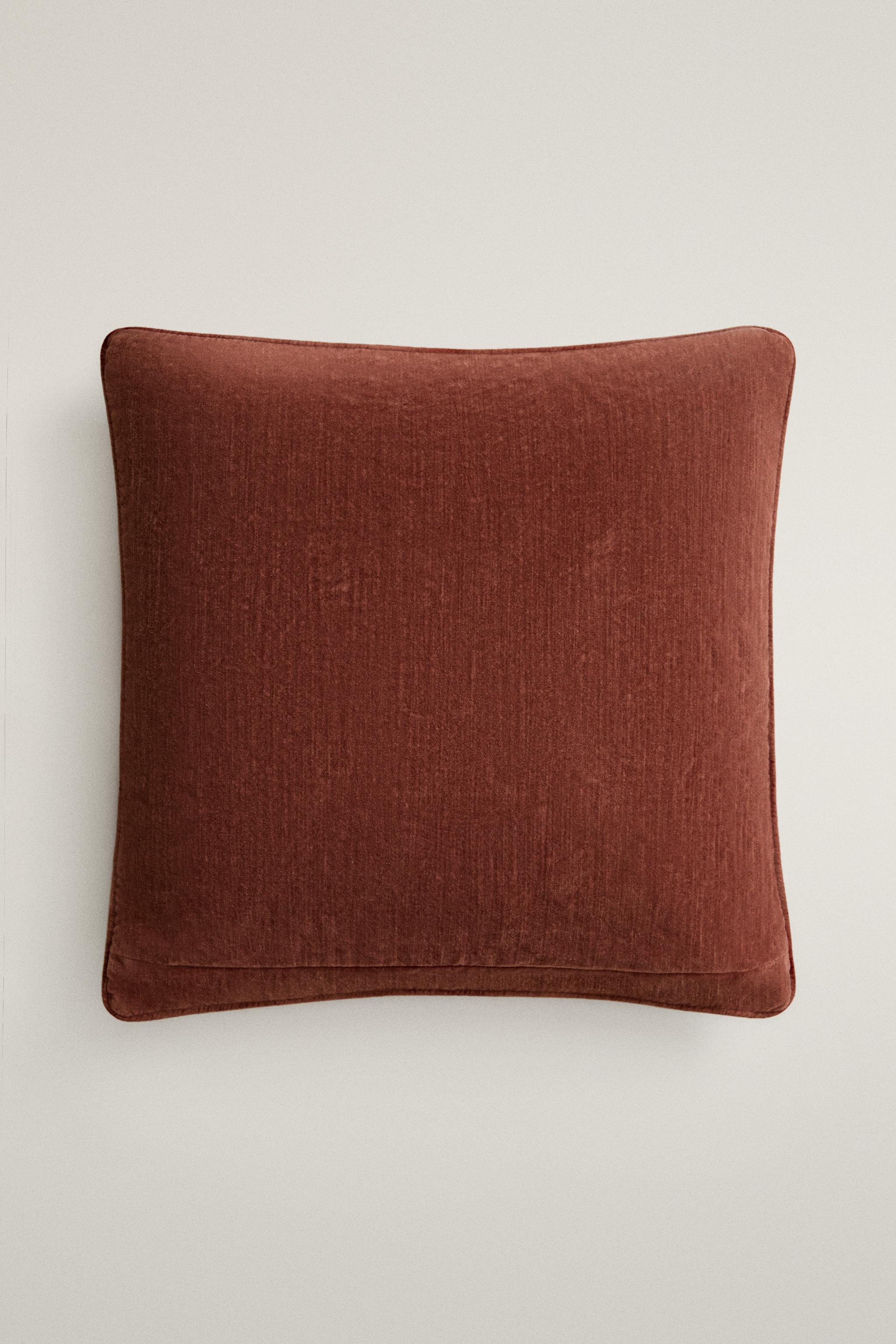 VELVET THROW PILLOW COVER