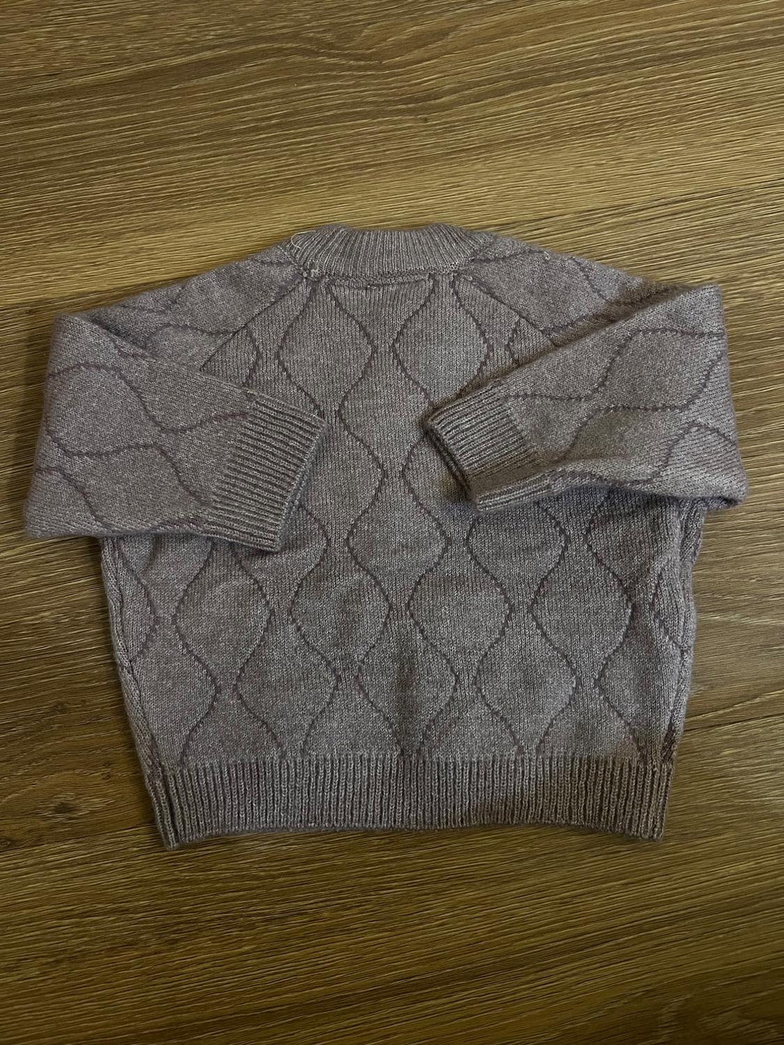 QUILTED KNIT SWEATER - Image 2
