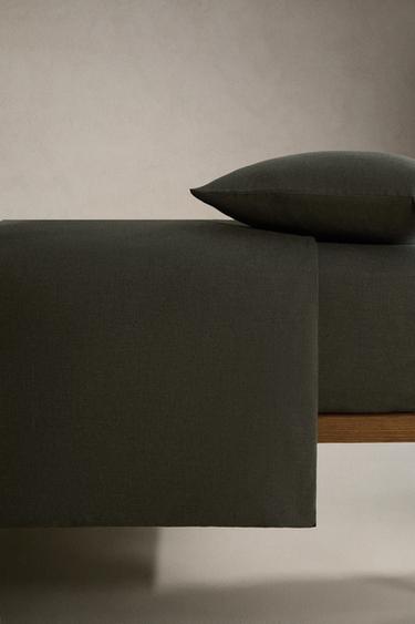 CASHMERE BLEND DUVET COVER - Dark grey by Zara - Image 2