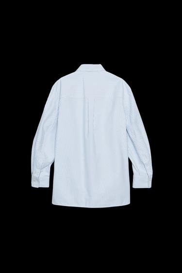 Zara STRIPED POCKET SHIRT ZW COLLECTION - striped