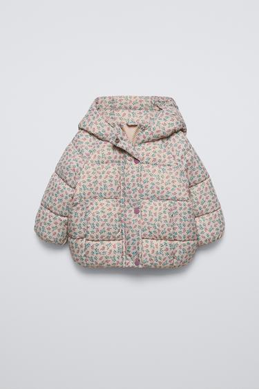 FLORAL QUILTED JACKET - Pink by Zara - Image 0