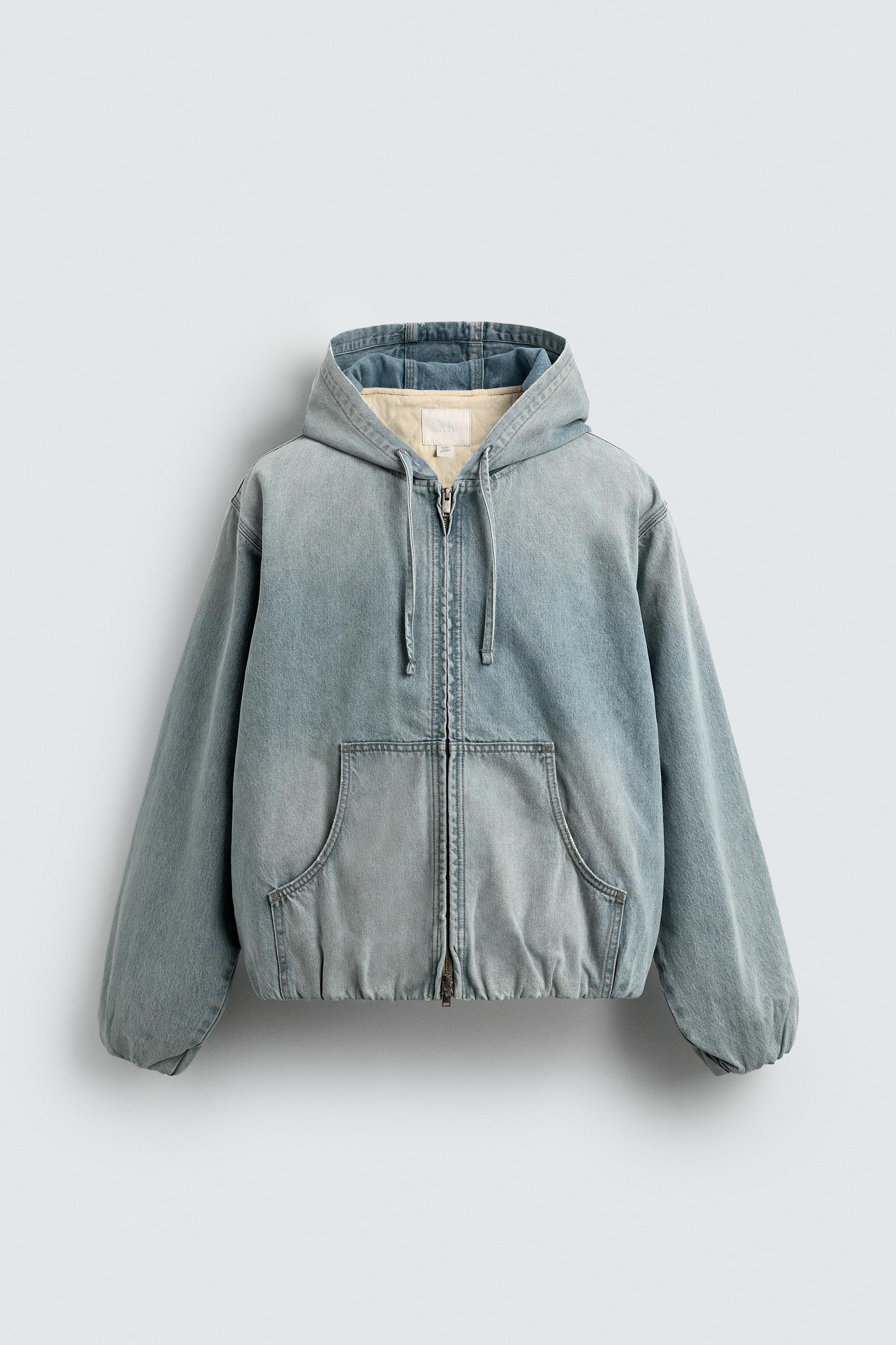 DENIM HOODIE JACKET