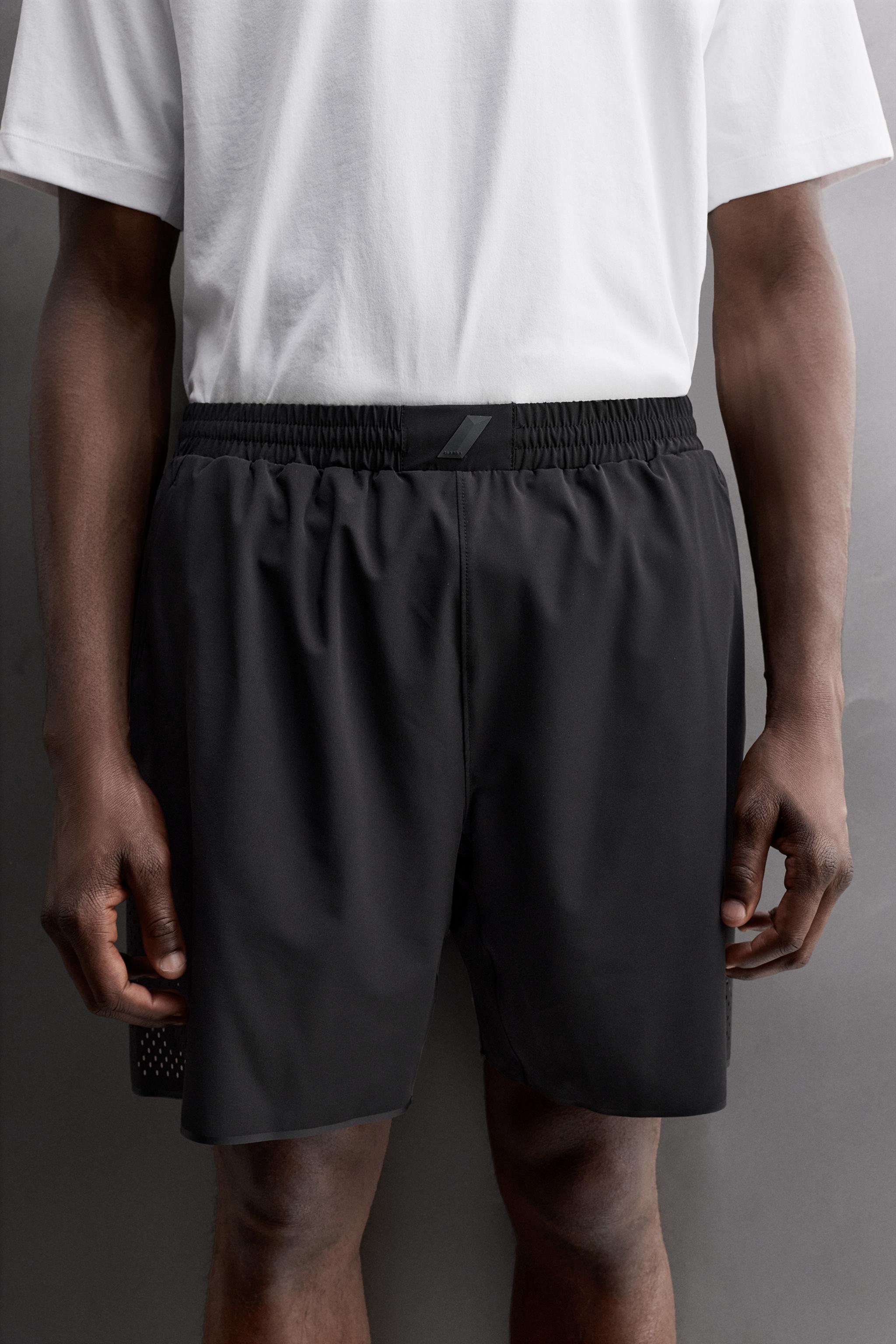 9" COMBINATION PERFORATED SHORTS