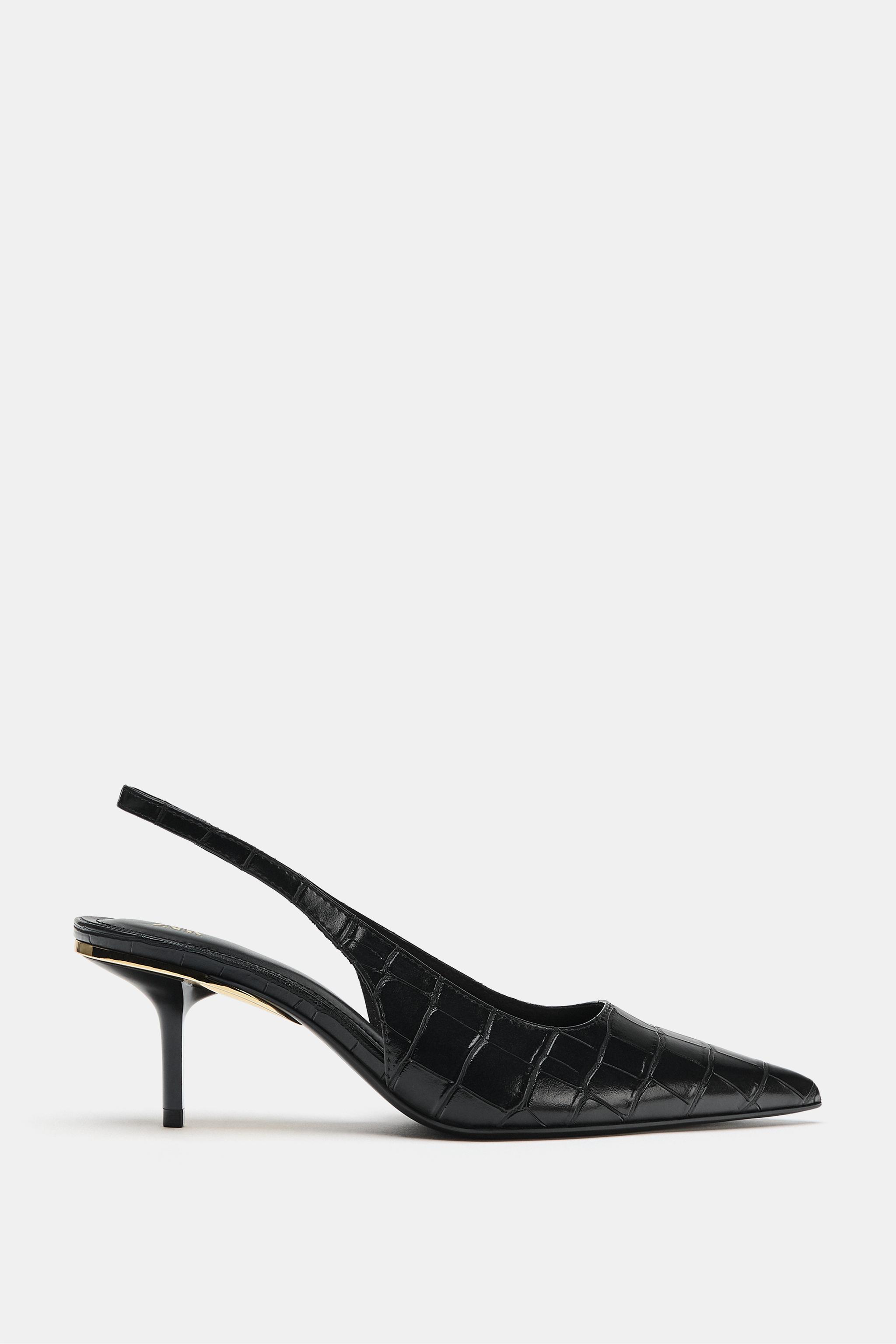 CHAUSSURES OUVERTES À L'ARRIÈRE TEXTURÉES