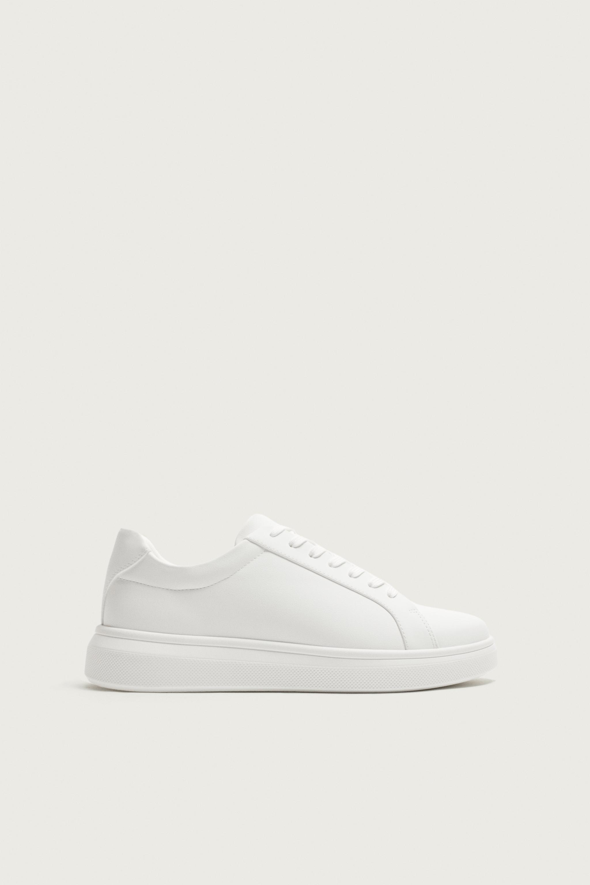 モノクロチャンキーソールスニーカー - ホワイト | ZARA Japan / 日本