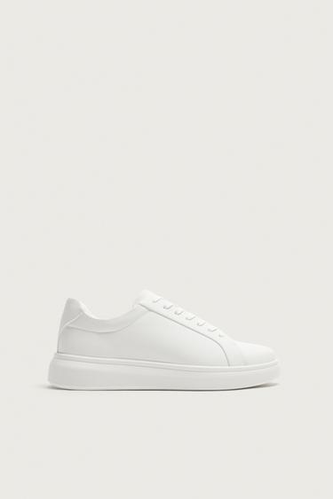 TENNIS ÉPAISSES DE COMBINAISON DE COULEUR - Blanc de Zara