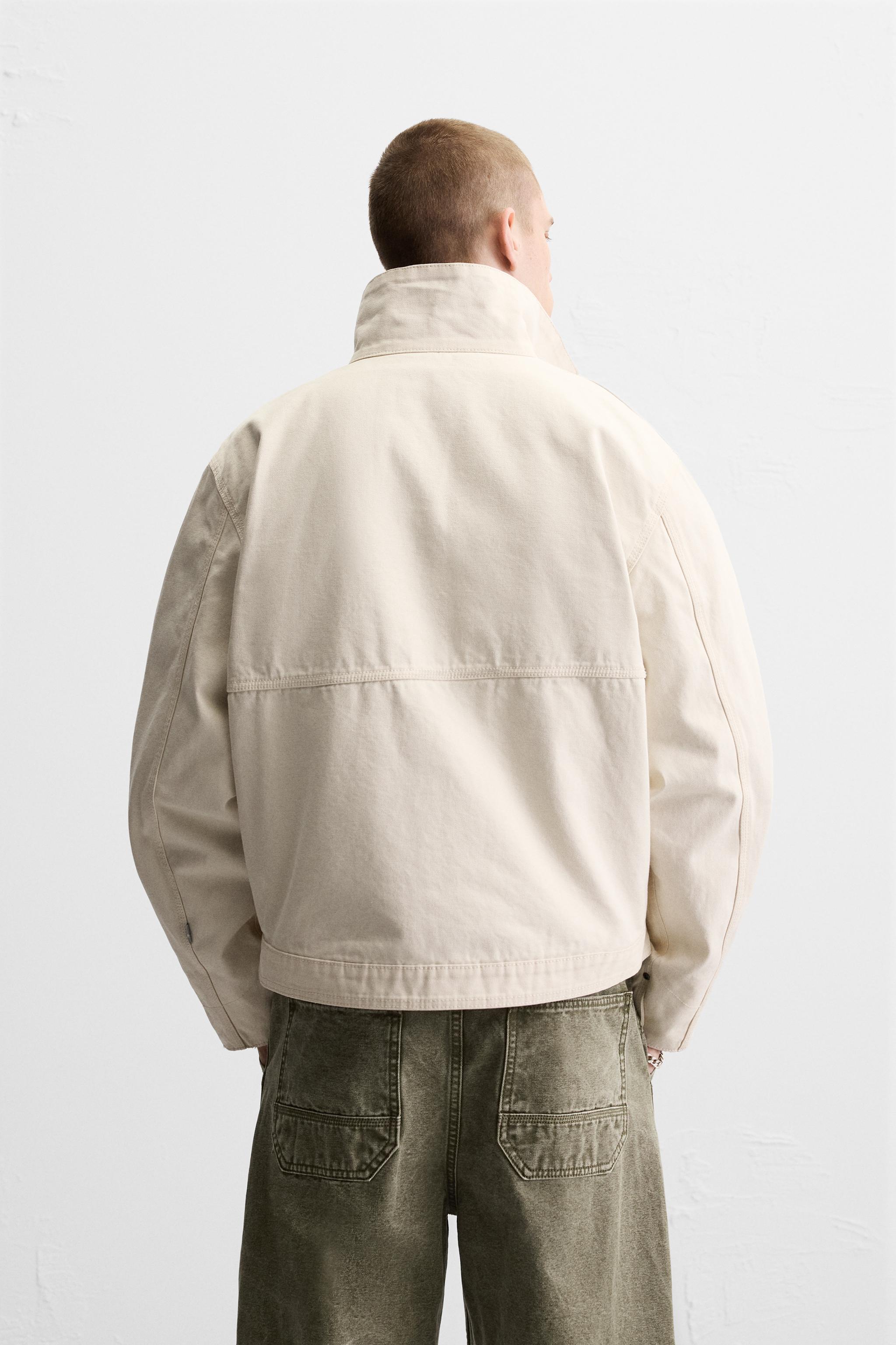 国内最安値！ SPLATTER Canada ZARA | Oyster-white - JACKET PRINT トップス