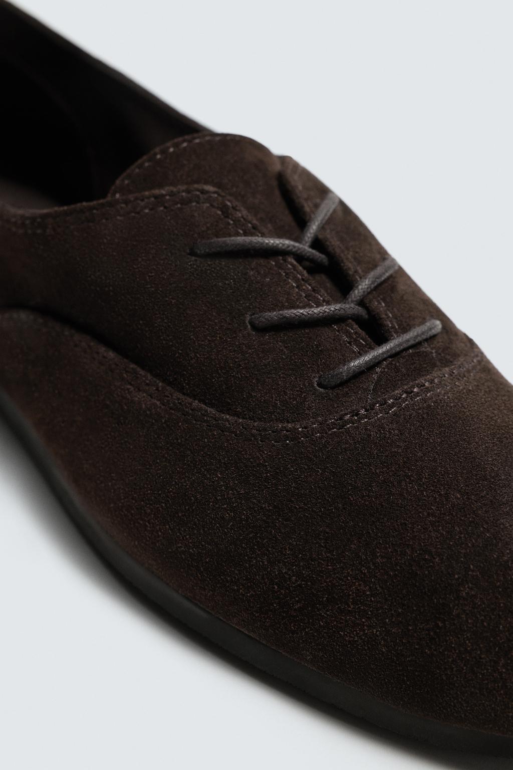 LEATHER SHOES WITH VIBRAM® SOLE AARON LEVINE X ZARA