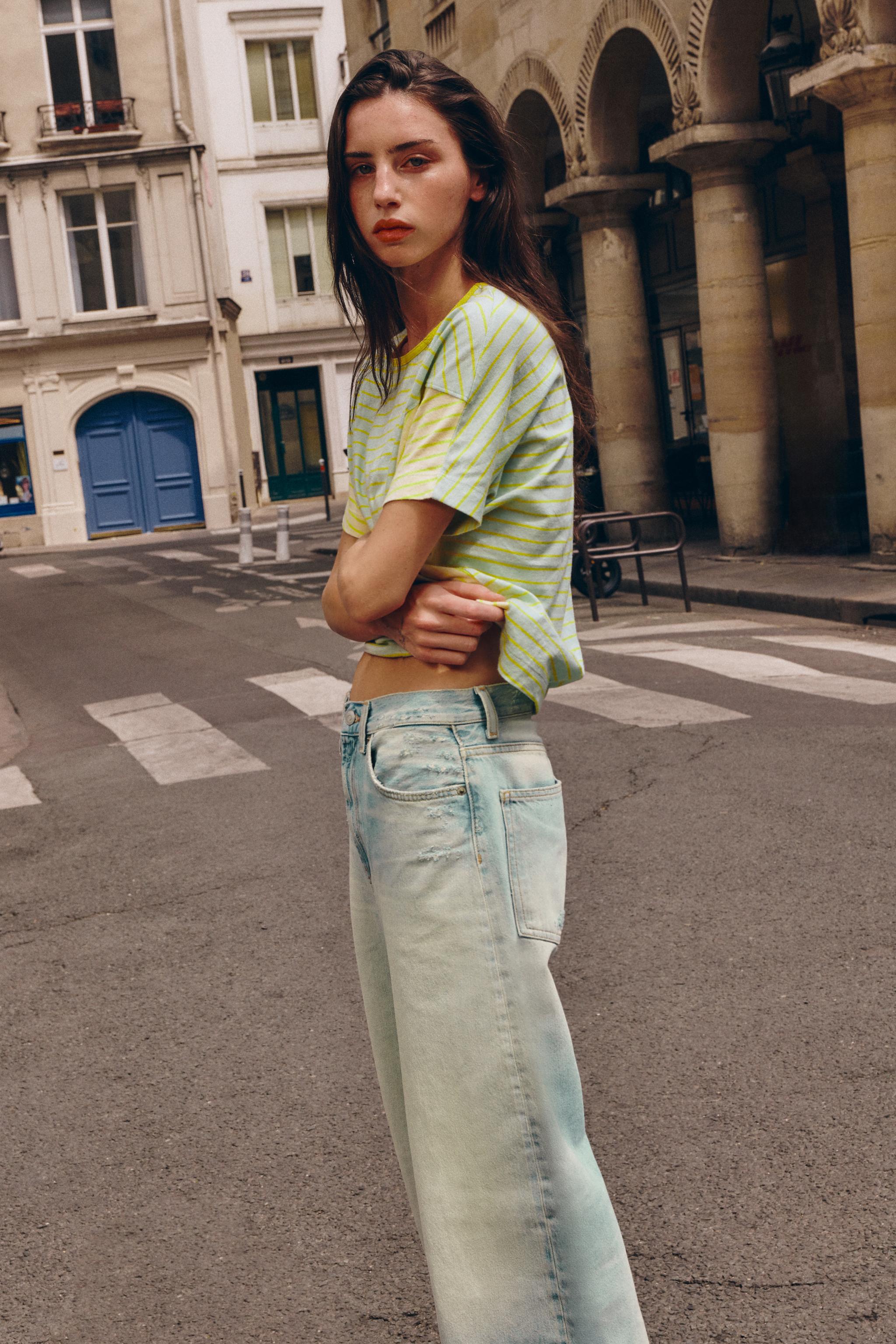 JEAN TRF TAILLE HAUTE JAMBES TRÈS LARGES