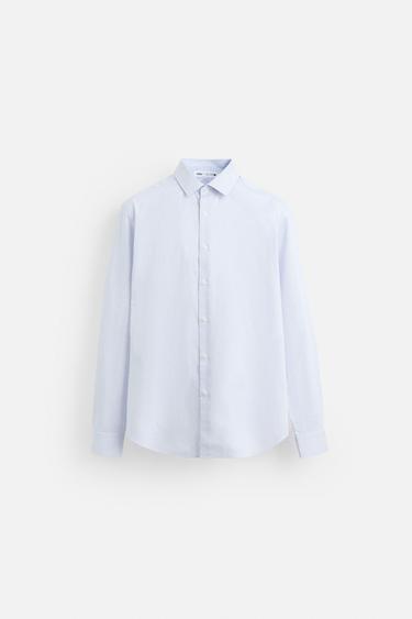 CAMISA SLIM FIT - Blanco de Zara - Imagen 0