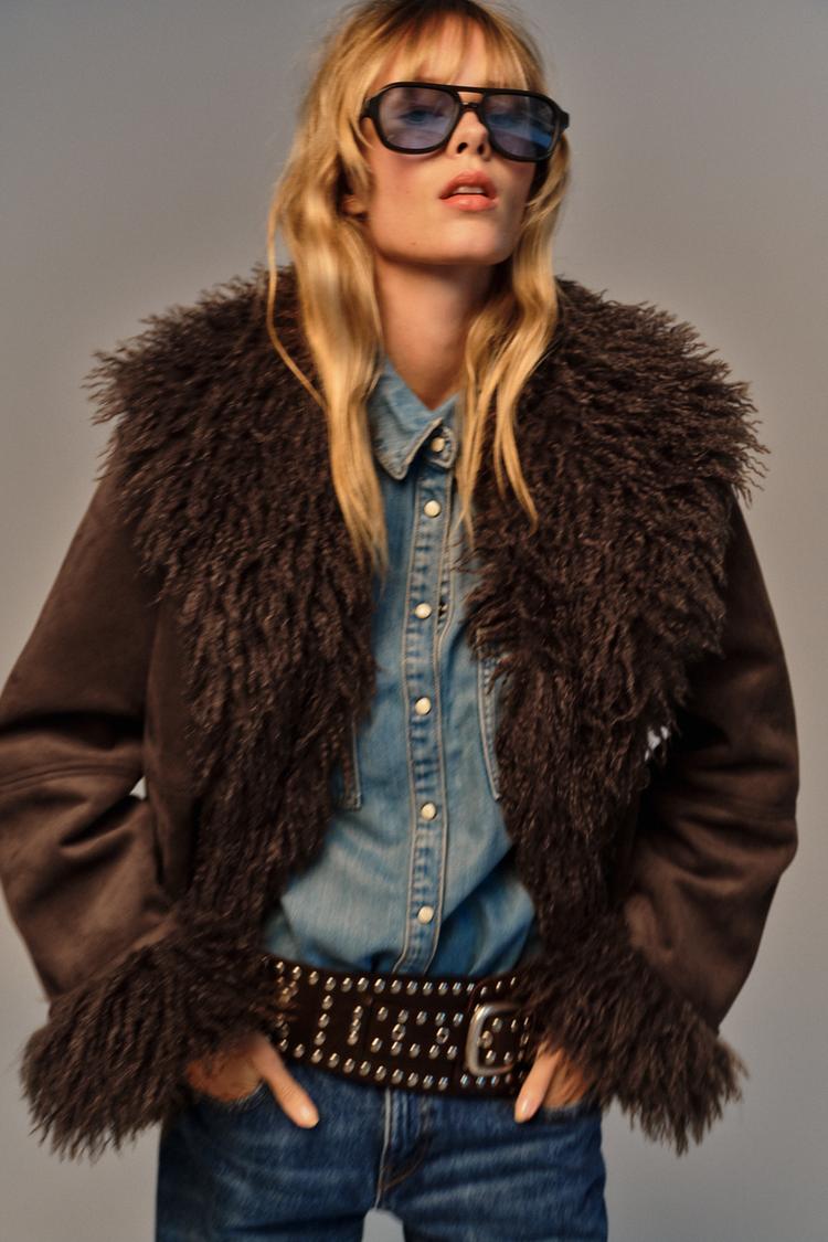 DOUBLE-FACED FAUX FUR JACKET