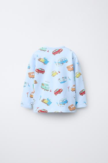 1 1/2-6 YEARS/ CAR PRINT PYJAMAS - Blue by Zara - Image 2