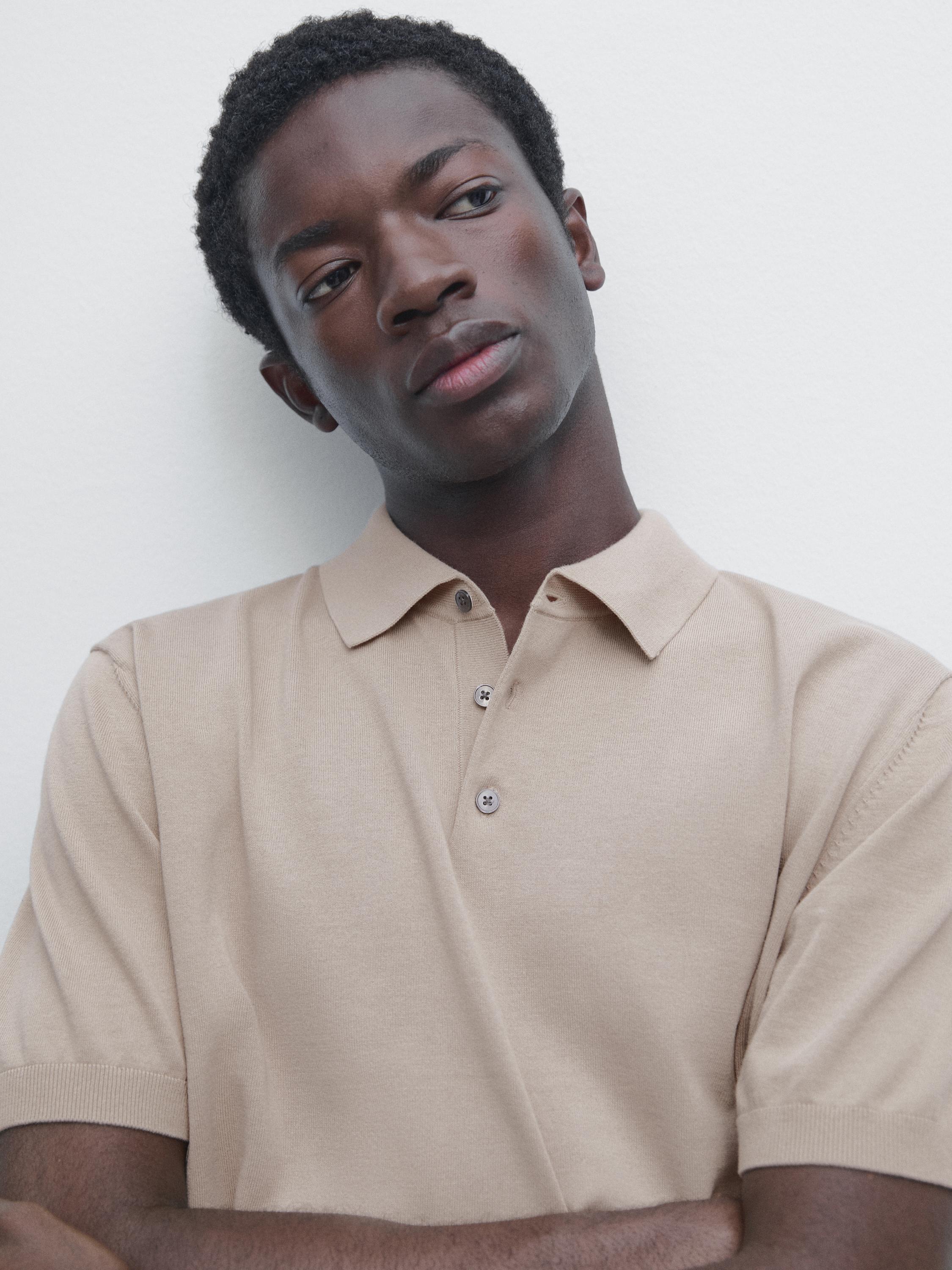 Polo en maille de coton
